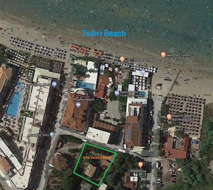 Verde e Mare Villa & Apartment Tsilivi  Exterior foto